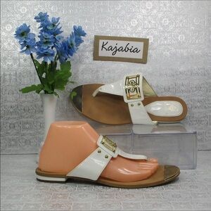 ISOLA White Thong Sandals Size 9